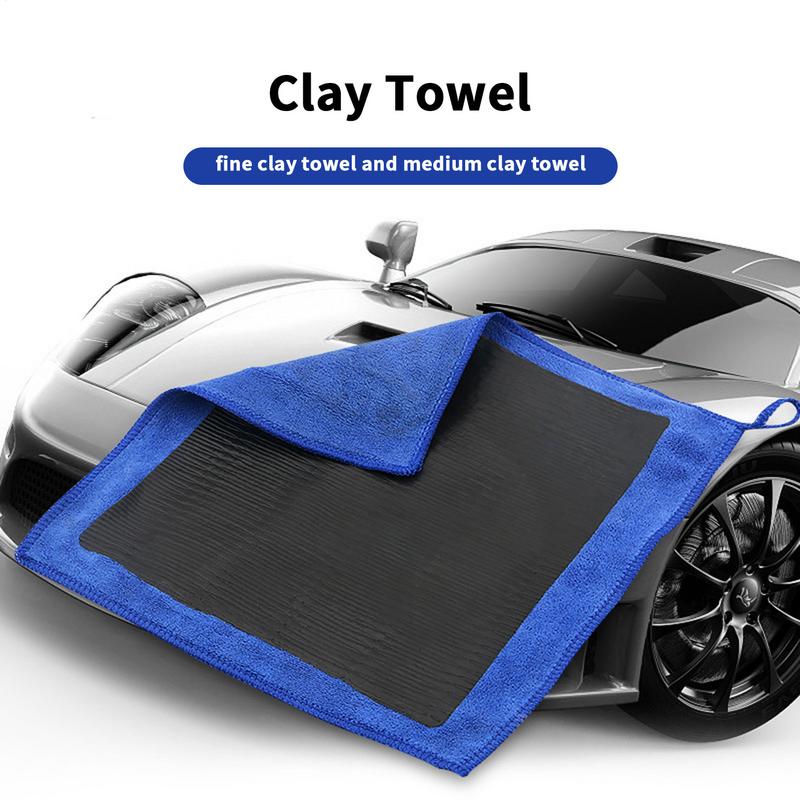 Car Cleaning Magic Sticky Rag Car Clay Towel Fine Grade Auto Detailing Clay Bar Towel Claying Towel Quickly And Efficiently