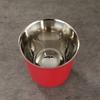 80ml Stainless Steel Mini Coffee Cup Summer New Simple Flat Bottom Cup Wall Heat-insulating Coffee Cup Portable Small Drink Cups