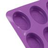 Flexible Silicone Silicone Soap Mold 6-Cavity Design Soap Mold Shell Cake Mold Set  DIY Baking