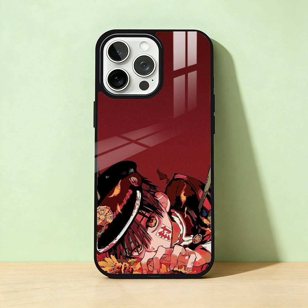 

AAA Toilet-Bounds Hanakos-kuns Phone Case For iPhone 17 16 15 14 13 12 11 Pro Max Plus Silver Matte Black Cover iPhone17air