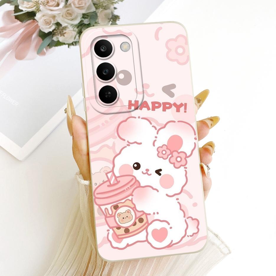 For Realme C83 5G Case Realme P4 Lite 5G RMX5261 Cute Rabbit Cartoon Cover Soft Silicone Case For Realme C100 5G RealmeC83 Shell