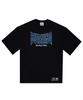 THERANK Burning Heat Circle Over Fit T-Shirts [Black]