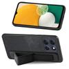 For Motorola Moto G86 5G Case with Wristband Kickstand Leather + TPU Phone Cover