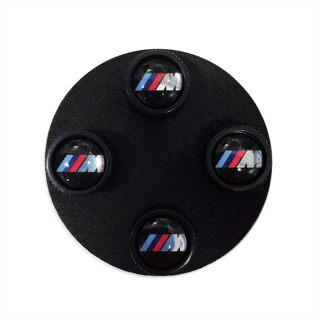 BMW M Logo Air Valve Black [Genuine BMW] Cap,