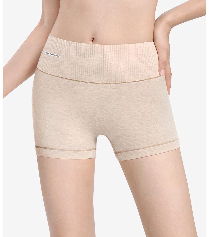 Wysokoelastyczna Bawełniana Bielizna Damska z Wysokim Stanem, Obcisła w Biodrach i z Płaską Nogawką – Wygodna, Oddychająca i Nieuciskająca na Jesień i Zimę