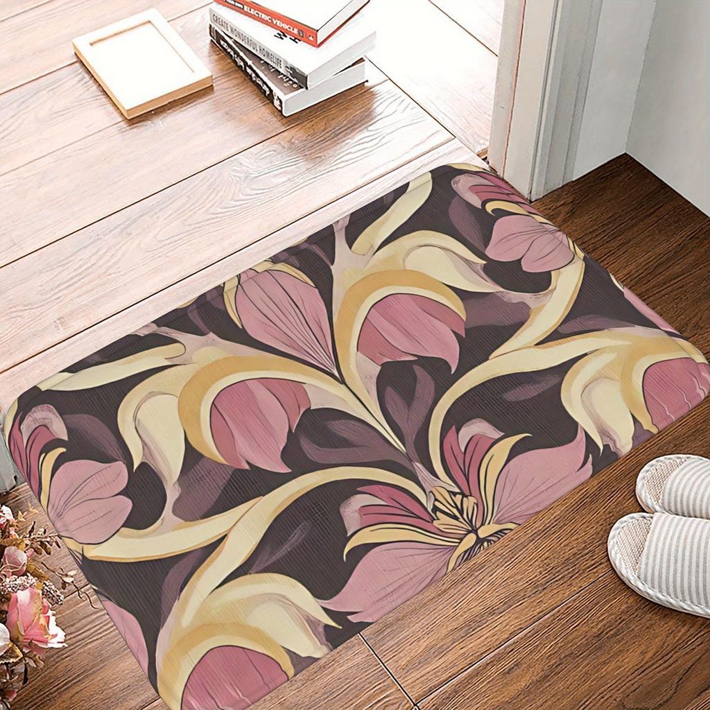 1PC Nectar Visitor Pattern Kitchen Rug Non-Slip Door Mat Pop design Bathroom Rug Bath Mat Carpet for Home Sink Laundry ecoreeree