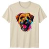 Colorful Terrier Dog TShirt Pet Lover Gift For Him And Her