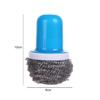 Kitchen Stainless Steel Wire Ball With Handle Clean Brush For Dish Bowl Pan Clean Metal Scrubber Ball Household Cleaning Tools