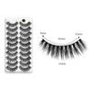 10 Pairs 3D Soft Mink Hair False Eyelashes Crisscross Thick Long Eye Lashes  Women's Beauty