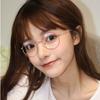 Metal Round Frame Glasses WomanMen Anti Blue Light Glasses Gold Optical Eyeglasses Frame Computer Glasses Transparent Clear Lens