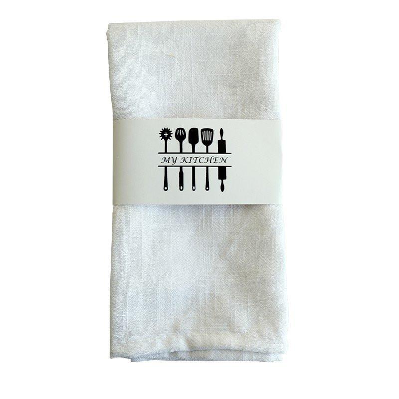 1Pc 40x40cm Solid Color Cotton Linen Dinner Napkin Sqaure Tea Towel Home Kitchen Soft Table Cloth