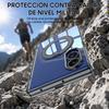 Magnetic Foldable Phone Case with 360° Kickstand, PC TPU and Tempered Glass for Samsung Galaxy Z Fold 8-Black