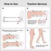 Penis Enlargement Stretch Clamp Extender Penis Stretching Exerciser Penisgrowth Traction Device for Men Portable Sport Train 18+