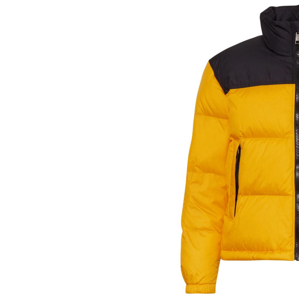 The North Face Veste Nuptse rétro 1996, veste jaune pour homme