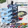Kids' Multi-Level Alloy Car Parking Adventure Puzzle Playset