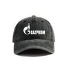 Gazprom Baseball Cap Summer Distressed Dad Hats Unisex Outdoor Adjustable Caps For Women Unisex MZ093