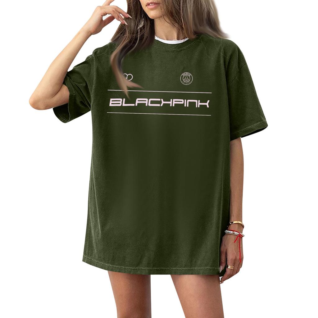 Women's Round Neck Printed Short-sleeved T-shirt Top