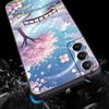 Korean Flower Phone Case for Samsung Galaxy S26 S25 S24 S23 S22 S20 S21 FE Ultra S25 Edge Plus 5G Soft TPU Cover Fundas Capa Bag