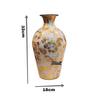 Cast Iron Metal Flower Vase for Home Decor and Living Room Vintage Antique Decor