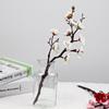 Artificial Red Plum and Peach Blossom Bouquet for Indoor Home Decoration