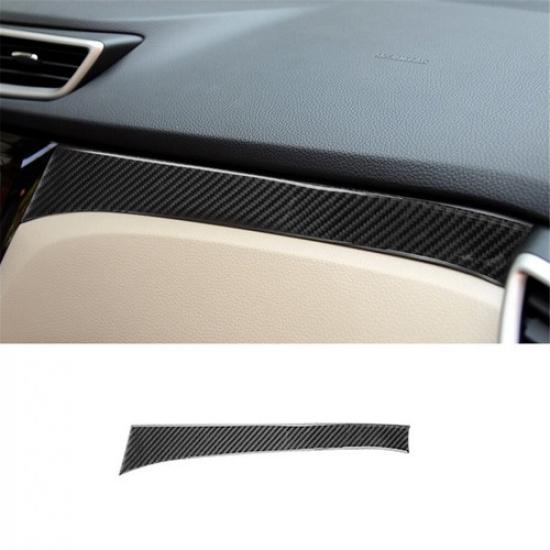 Carbon Fiber Passenger Side Dashboard Cover Trim For Nissan Rogue/X-Trail