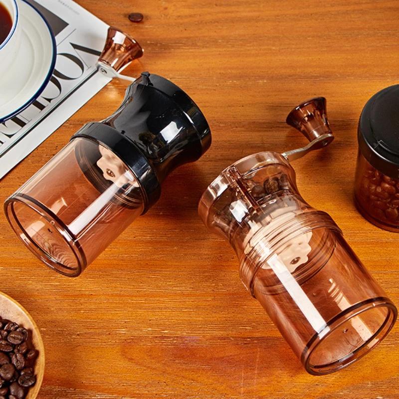 Handkurbel-Kaffeemaschine für den Haushalt, tragbar, Mini-Kaffeemühle, Espresso-Zubehör, Schleifen, manuelle Werkzeuge, Barista
