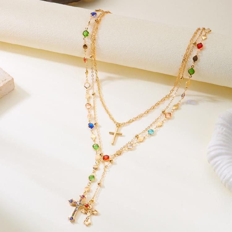 Alloy Pearls Beaded Necklace Y Shaped Pendant Clavicle Chain for Long Time Comfort and Fashion Statement
