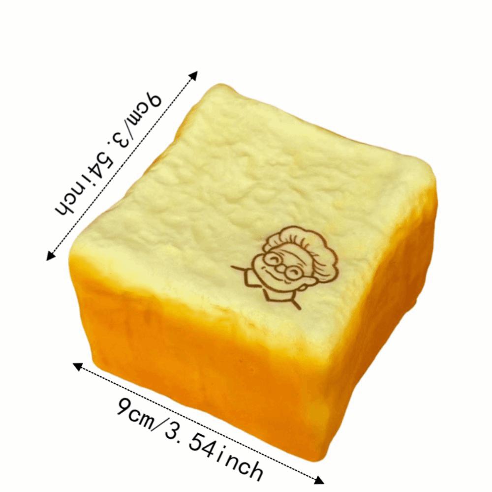 Moist Thick Grandma Toast Squishy Toy Slow Rising Sensory Fidget Toy  Adults