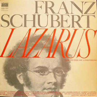 LP Record FRANZ SCHUBERT - Lazarus AMS1512 Schwann Musica  Germany Classical Used