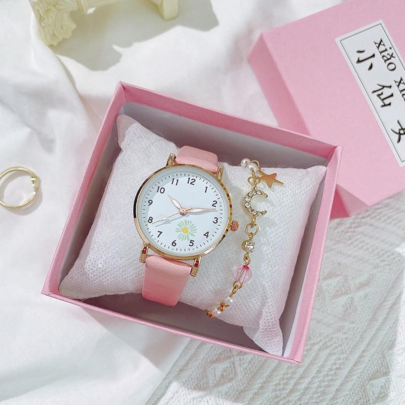Simple trend watch female student luminous belt watch forest department small fresh student quartz watch