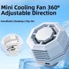 360 Degree Adjustable Suspended Waist Fan 3 Speeds Clip-on Fan New Pocket Fan