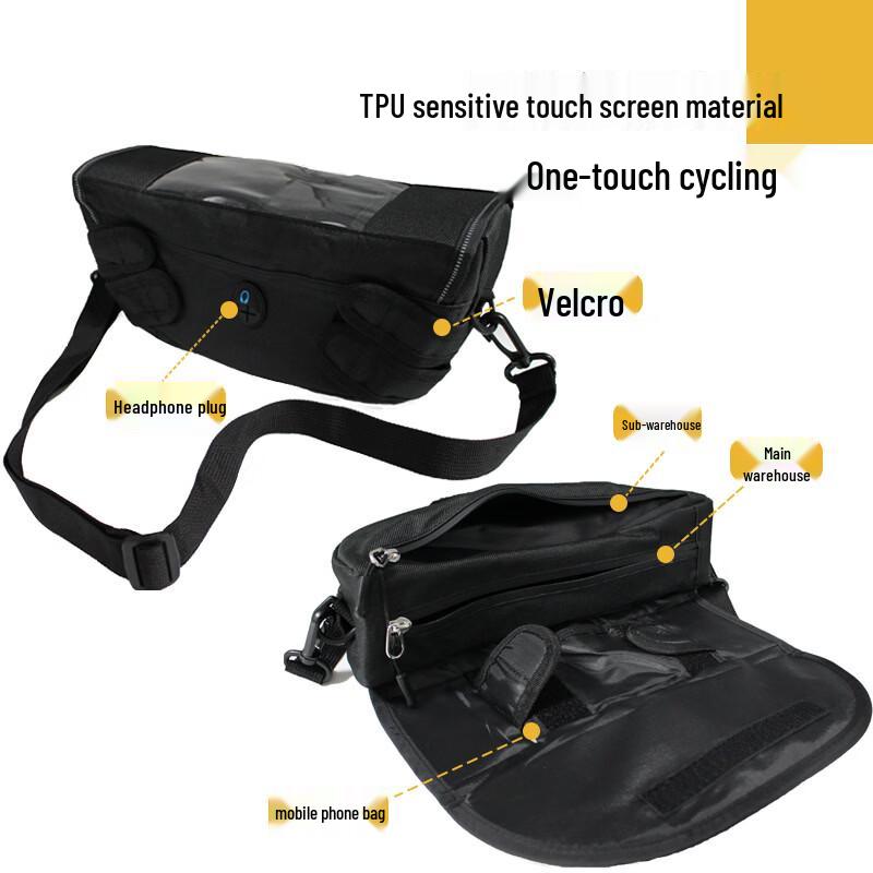 Motorcycle Multi-functional Handlebar Waist Bag