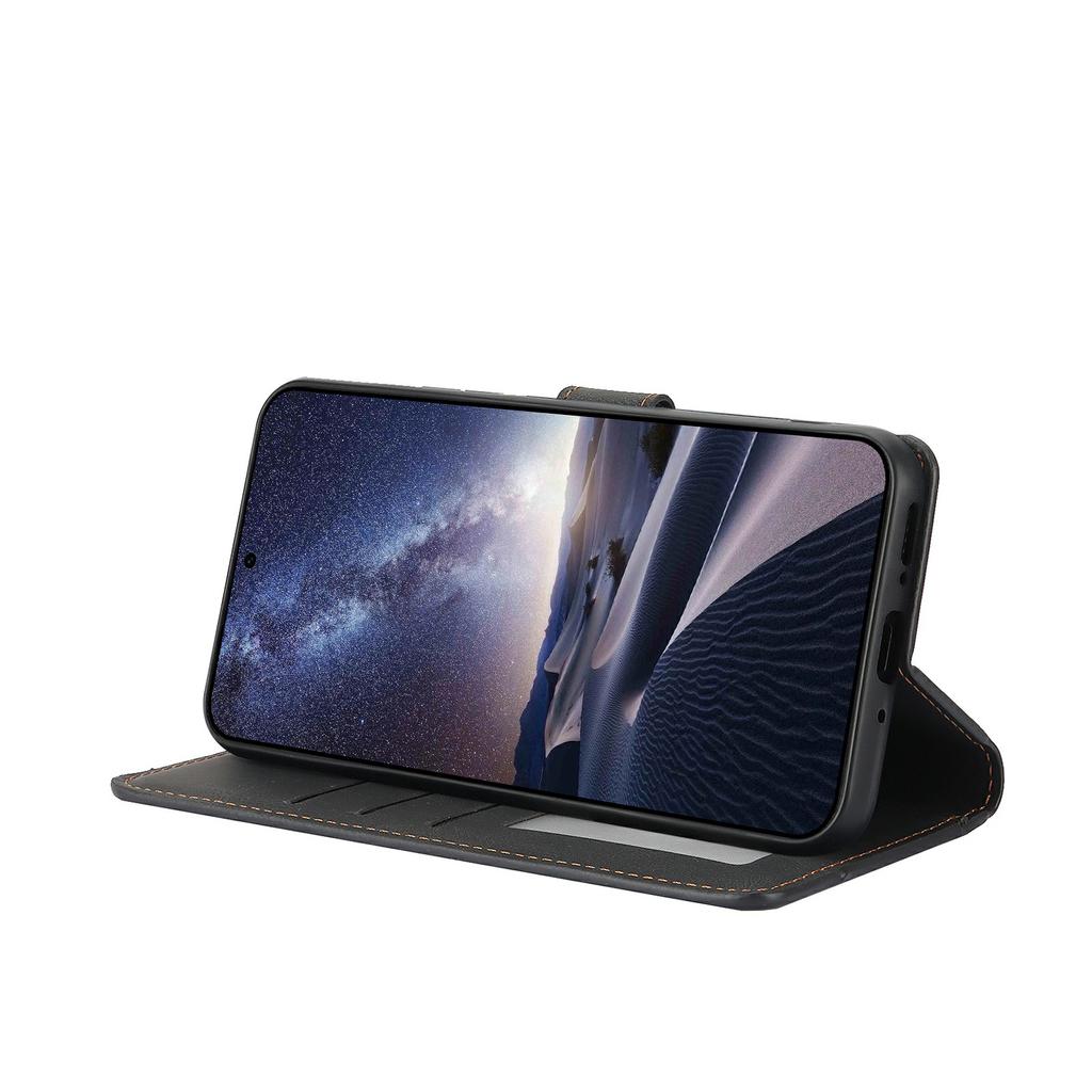 For iPhone 17 Pro Case PU Leather Phone Cover with Wallet Stand