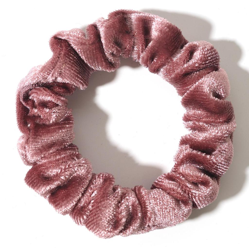 Bell Fashion Velvet Hair Ties: Classic High-Elasticity, Soft Touch In Solid Colors