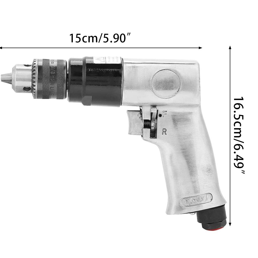 Pneumatic Tool Forward and Reverse Pneumatic Drill No-load Speed 1700 RPM 1 / 4"