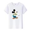 Summer Short Sleeve T-shirt Unisex Cartoon Tshirt Tops Oversized Tee Mickey Mouse Graphic Clothes