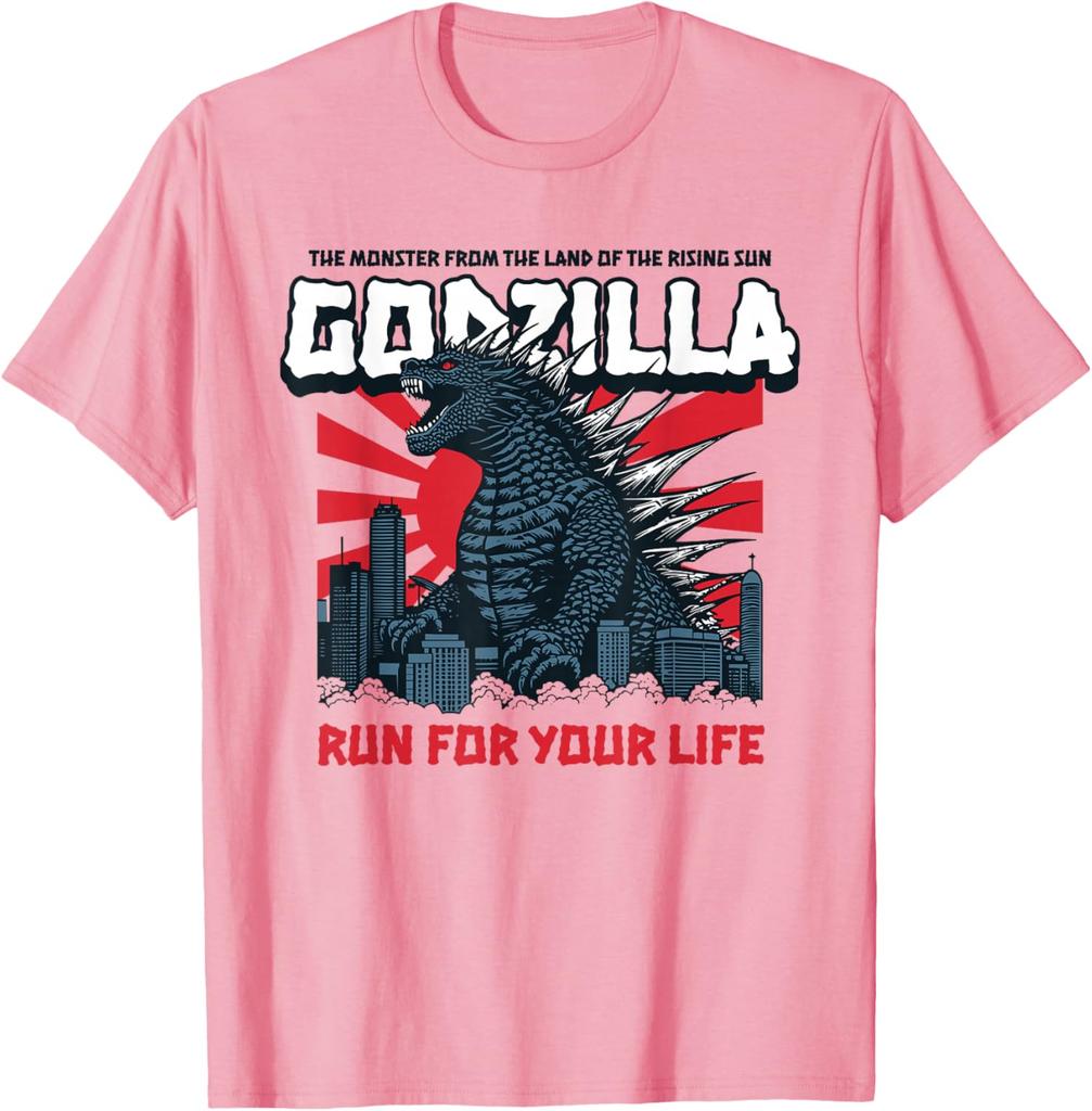 Monster - Godzilla Run For Your Life T-Shirt S-6xl