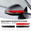 2PCS Car Styling Rearview Mirror Decoration Sticker For Mercedes Benz W211 W205 W213 W203 C218 A207 CLA CLS E Class Accessories EE5