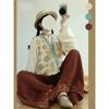 Chinese Tang Dynasty Style Hanfu Suit For Women Tang Beizi Daily Improved Literary Retro Suit
