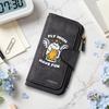 Fashion Printed Long Wallet Multi Slot Casual Portable Purse for Daily Use