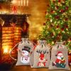 Christmas Gift Bags with Drawstring Closure - Santa, Reindeer, Snowman Designs -  Bonbons Verpakking Packaging Gift Bags
