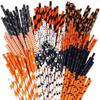 Biodegradable Ghost,Bat,Pumpkin Pattern Party Favors Halloween Straws Home Supplies Paper Straws
