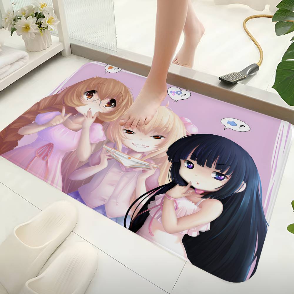 Anime K-Kodomo no Jikan Classic Kitchen Mat Kids Room Bedroom Decoration Balcony Anti-Slip Doormat Living Room Alfombra