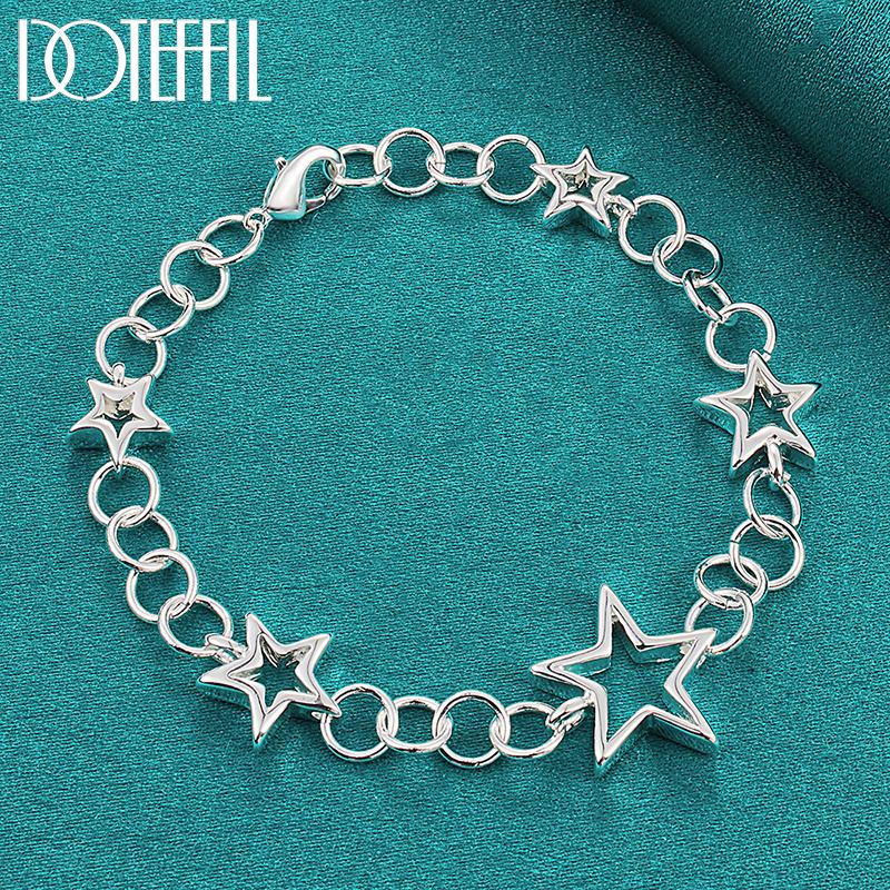 Bracelet Étoile Argent Bijoux Romantiques