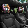 1/2 Pcs Car Headrest Covers, Cute Fluffy Colorful Cartoon Birds Print, Playful Car Interior Accessories