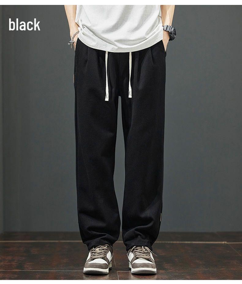 Men's 2025 American Loose Straight-Leg Casual Work Pants for Spring and Autumn