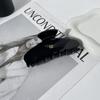 Korean New Retro Metal Letter B Hair Clip Claw Fashion Geometry Arc-Acetic Acid Shark Clip Hair Accessories For Woman Girls