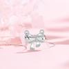 Blingbling Crystal Diamante Bowknot Necklace Clavicle Chain Gifts for Girls Present Sexy Diamante Clavicle Chain
