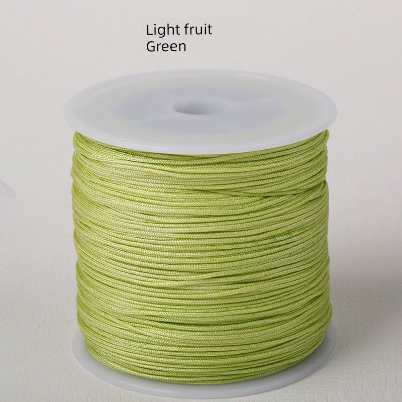 No. 72 Jade Thread 100 M Handmade Braided Rope Bracelet Red Rope Braid Rope Thread Carrying Strap String Jewelry Thread DIY Material