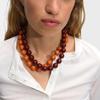 Large Beaded Necklace Acrylic Women Necklaces Retro Round Beads Choker  Jewelry Gift